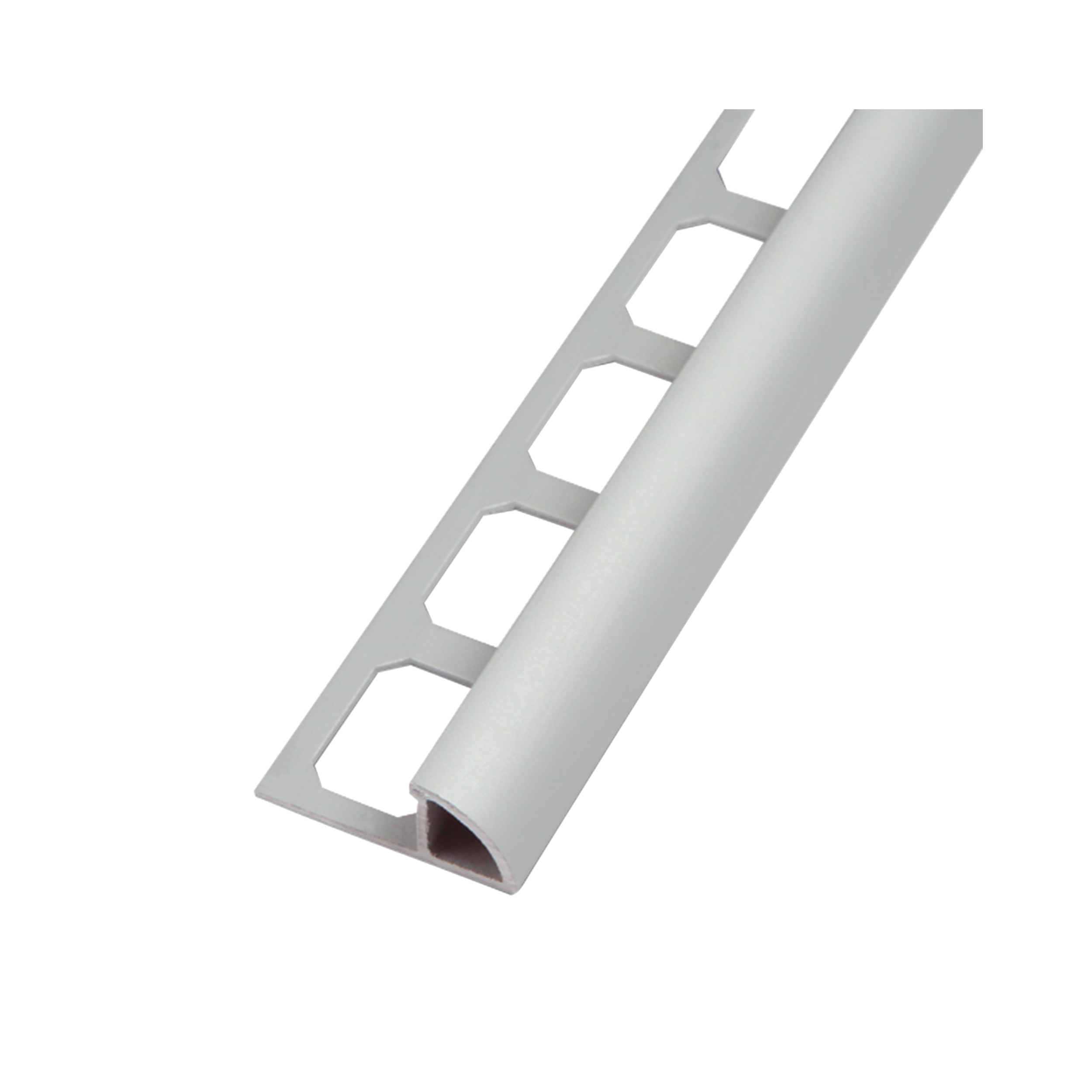 Perfiles de borde redondo de aluminio anodizado (RO2)